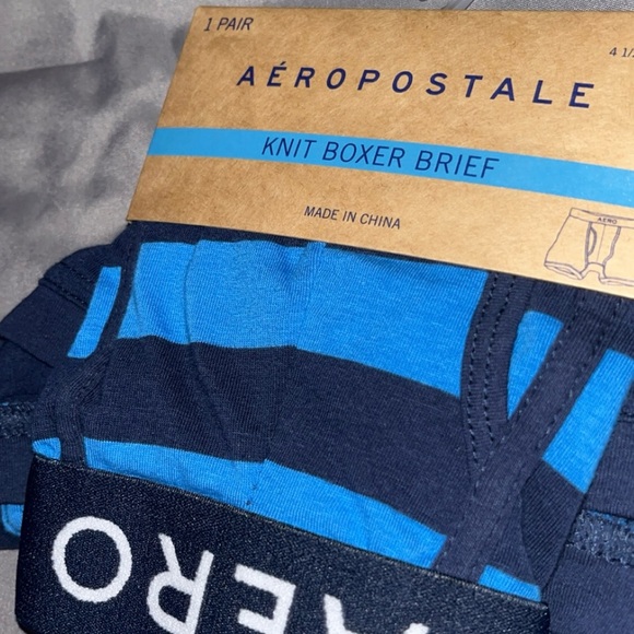 Aéropostale Blue Striped Boxers 💕 || (NWT) - Picture 3 of 4